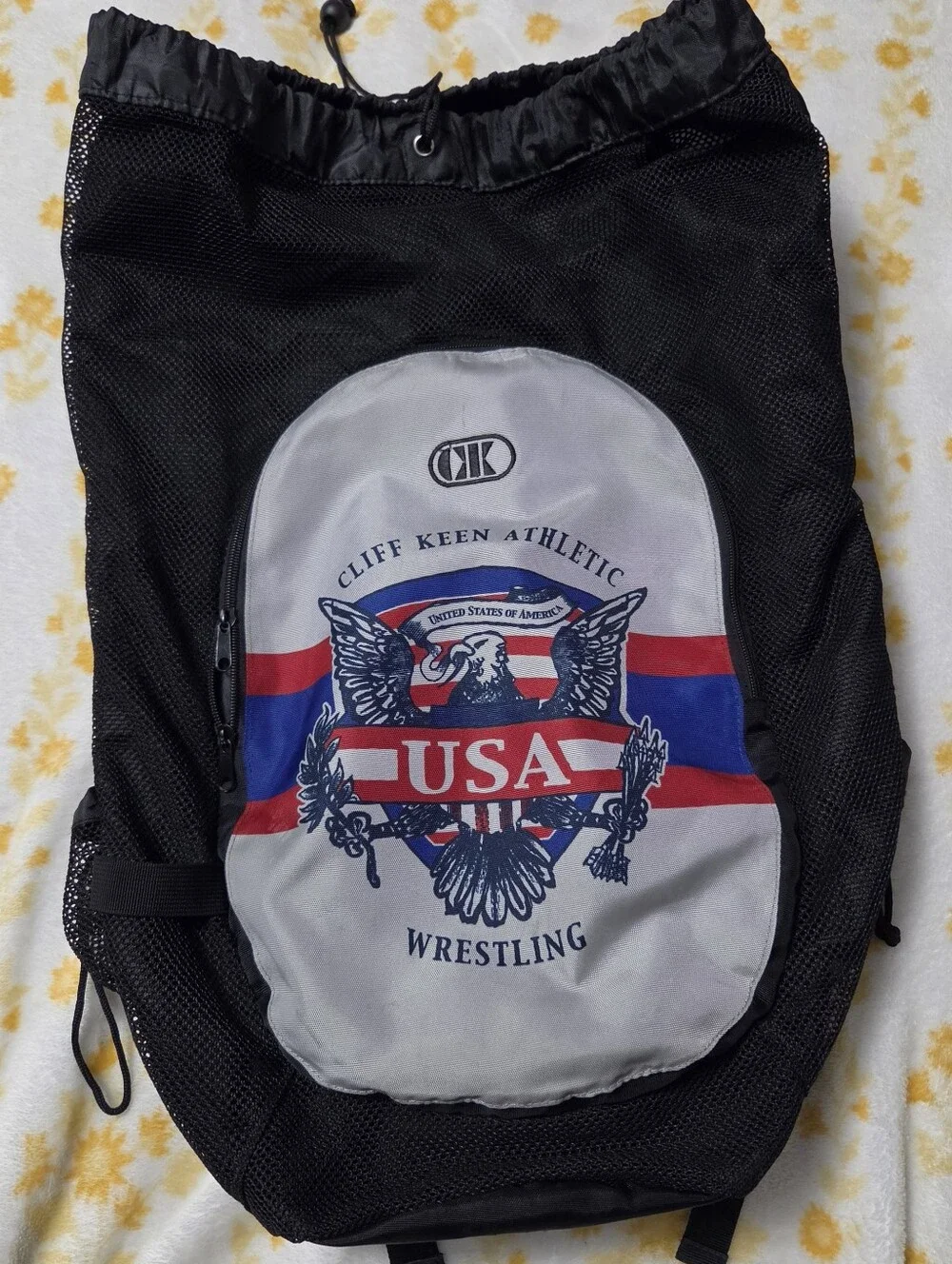 Cliff Keen Athletic USA Wrestling Historic Eagle Mesh Gear Pack
